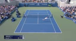 Dane Sweeny faz ponto de “peixinho”, elimina Musetti e avança no US Open