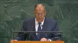 Lavrov pede fim do bloqueio dos EUA contra Cuba em discurso na ONU