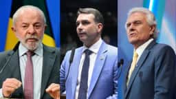 Pesquisa Atlas no Rio mostra Lula empatado com Flávio Bolsonaro e Caiado no 2º turno