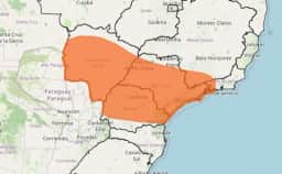 Inmet emite alerta de tempestade com até 100 mm e ventos de 100 kmh para SP