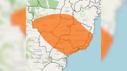 Defesa Civil emite alerta de chuva e ventos de 100 kmh para 15 estados