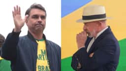 Flávio lidera rejeição com 54% contra 53% de Lula, aponta Quaest