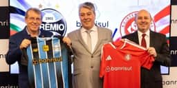 Banrisul volta à camisa de Grêmio e Inter por seis rodadas, com valores iguais para os dois clubes