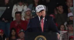 Trump elogia a Dinamarca por “dar” a Groenlândia ao mesmo tempo em que ataca a imigração em comício