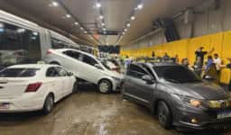 CET registra 249 km de lentidão na Zona Sul após chuva em SP