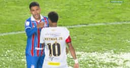Santos arranca empate com o Bahia aos 48 do 2º tempo, mesmo com Neymar expulso