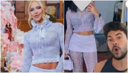 Álvaro debocha de réplicas do look de Virginia e avisa: “Ficou estranho nela, quem dirá em vocês”