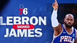 76ers confirmam que LeBron James usará a camisa número 23 na nova temporada