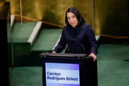 Carolyn Birkett, da Guiana, lidera votação para secretária-geral da ONU com oito votos de apoio