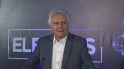 Caiado critica Lula por preparar Flávio como “peru de Natal” nas eleições e propõe lei sobre debates