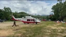 Exército do Nepal resgata 109 pessoas por via aérea após deslizamentos de terra
