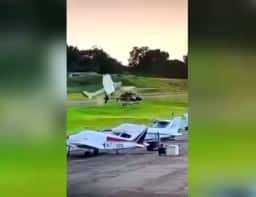 Avião colide com helicóptero da polícia durante treinamento em Carlisle, na Pensilvânia
