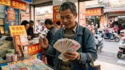 Apostador fatura R 168 milhões com 50 mil bilhetes idênticos e vira alvo de investigação na China