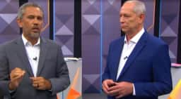 Segurança domina debate no CE entre Ciro e Elmano com troca de acusações