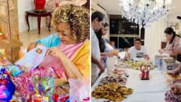 Famosos distribuem doces em celebração de Cosme e Damião