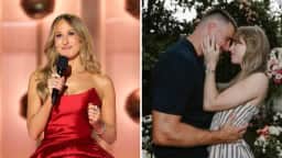 Nikki Glaser revela “segredos” do casamento de Taylor Swift e Travis Kelce em áudio