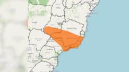 Inmet mantém alerta laranja de tempestade para sete estados e o Distrito Federal