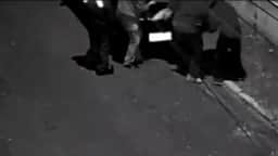 Vídeo flagra quatro homens jogando corpo atrás de muro no Jardim do Lago, em SP