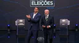 Lula rejeita aproximação de Flávio no debate da Band e ataca sua família