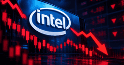 Mesmo com receita 21% maior no 3T26, Intel vê ações caírem mais de 25% por causa da previsão