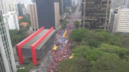 Manifestação na Paulista reúne 66,8 milhões de votos do Sudeste para Lula
